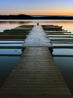 вода, причал, озеро