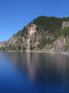 горы, озеро, лес