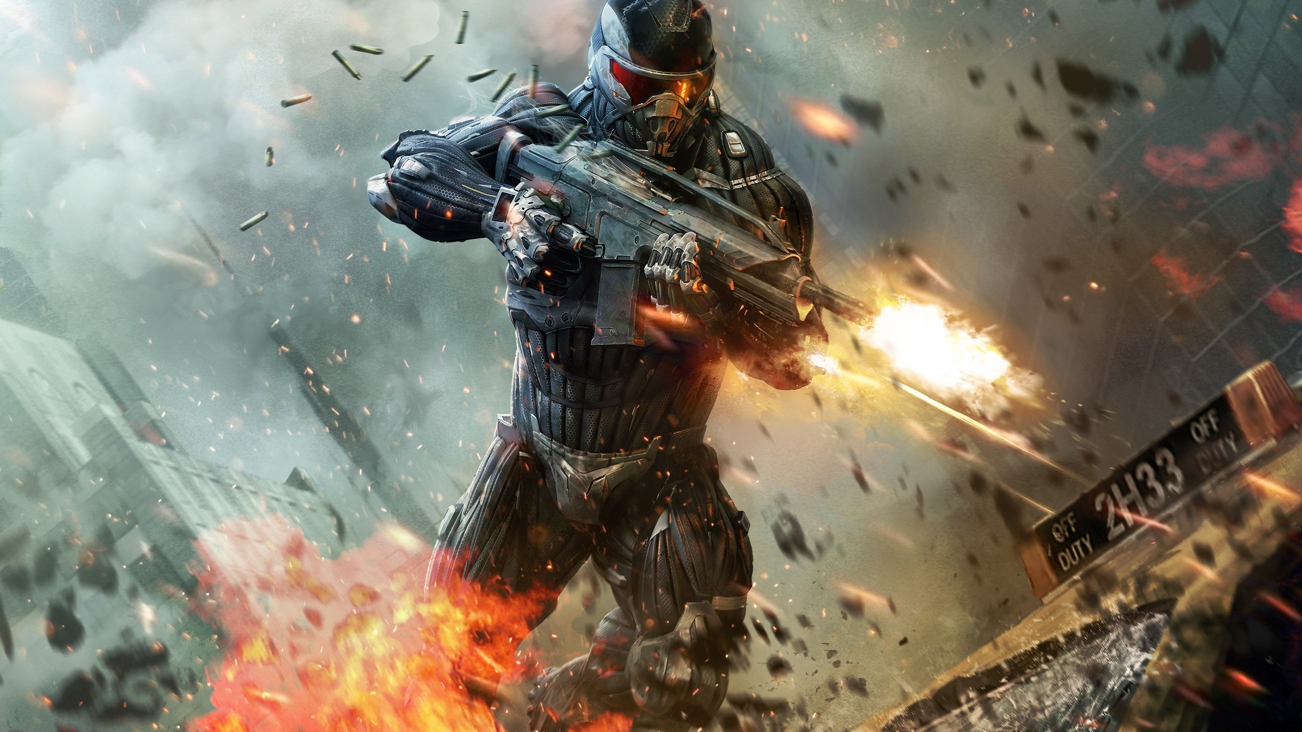 Картинка на рабочий стол Crysis 2, компьютерные игры, game, pc games, игра,  видео игры 2560 x 1440