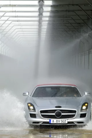 SLS, автомобили, машины, авто, Mercedes-Benz