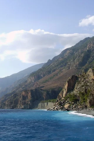 берег, скалы, море