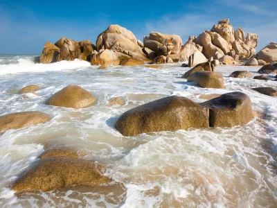 камни, море, волна