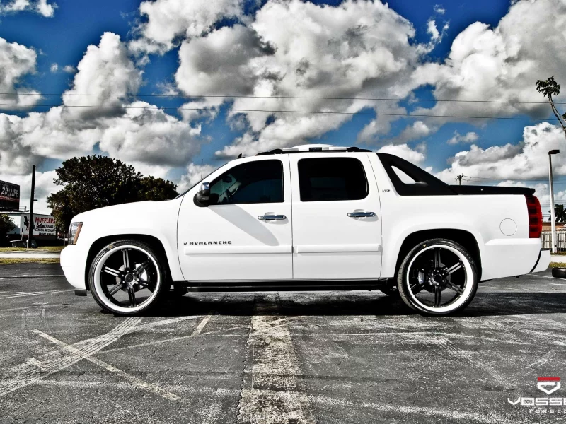 avalanche, chevrolet, диски, Белый