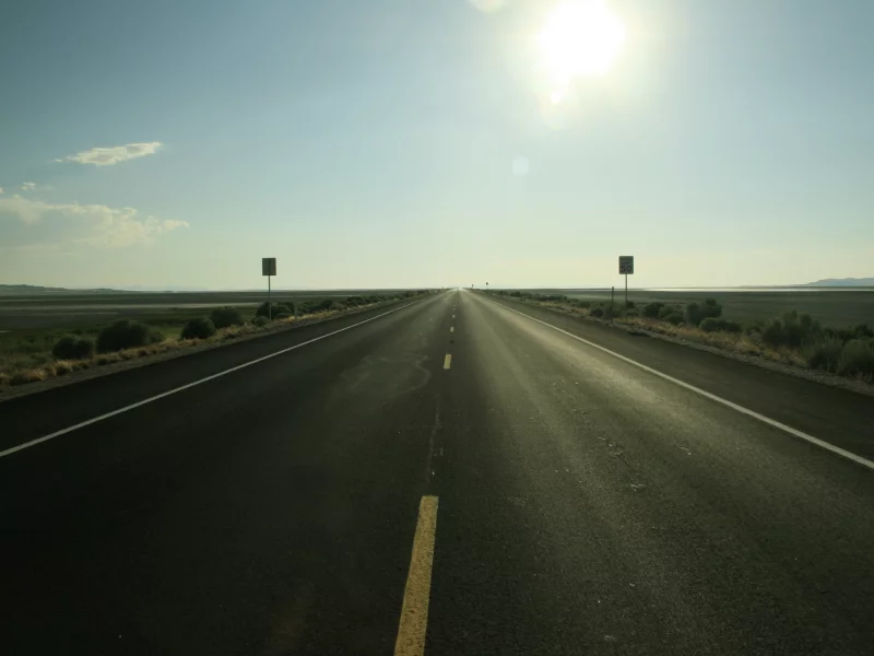 дорога, америка, горизонт