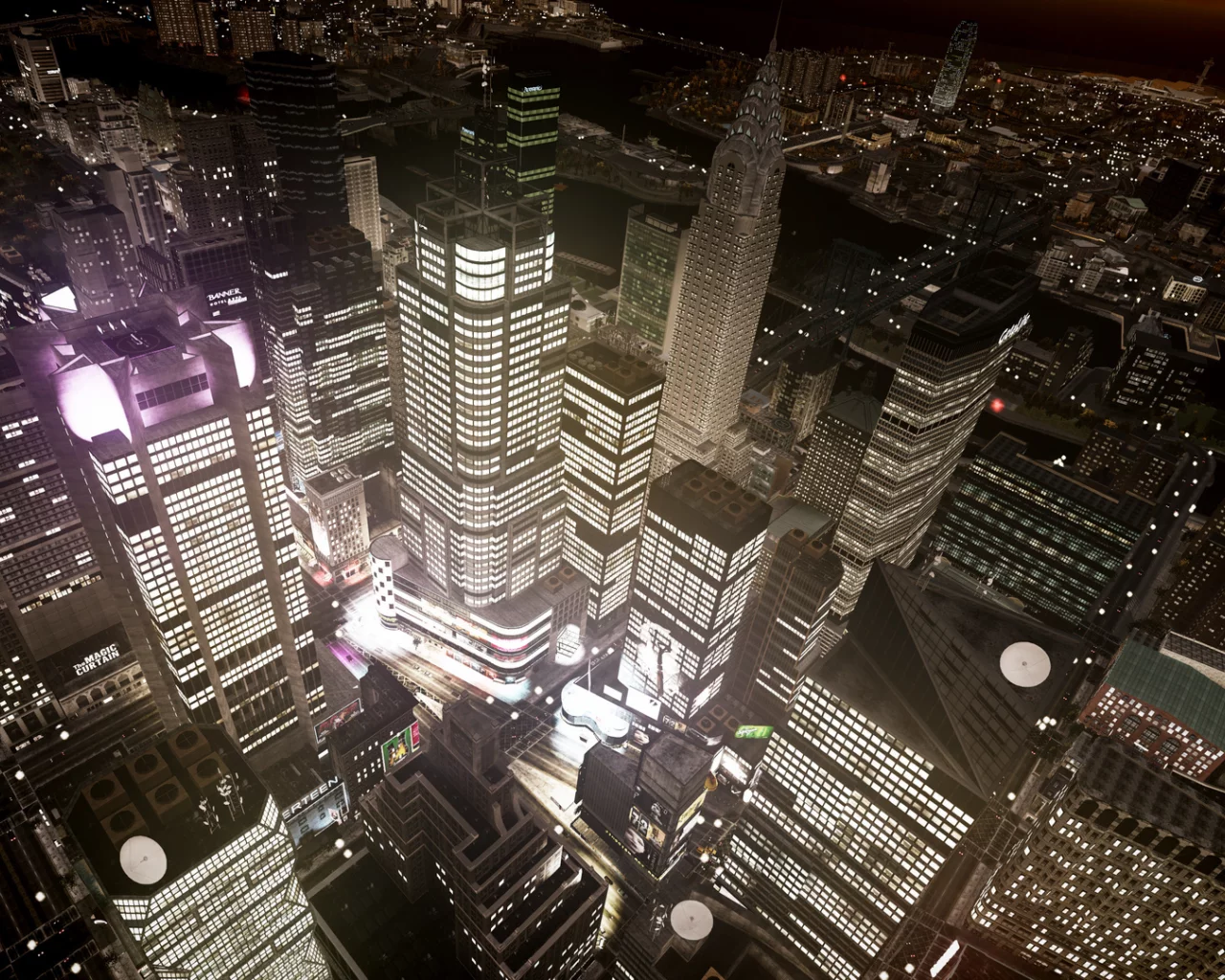 нью йорк, Grand theft auto iv, gta, ночь, город