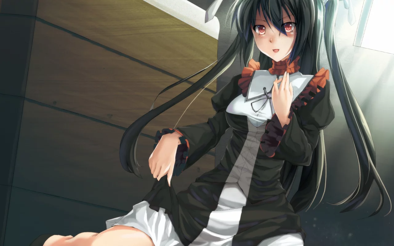 девушка, suzutsuki kanade, mayo chiki!, Blackegg, длинные волосы
