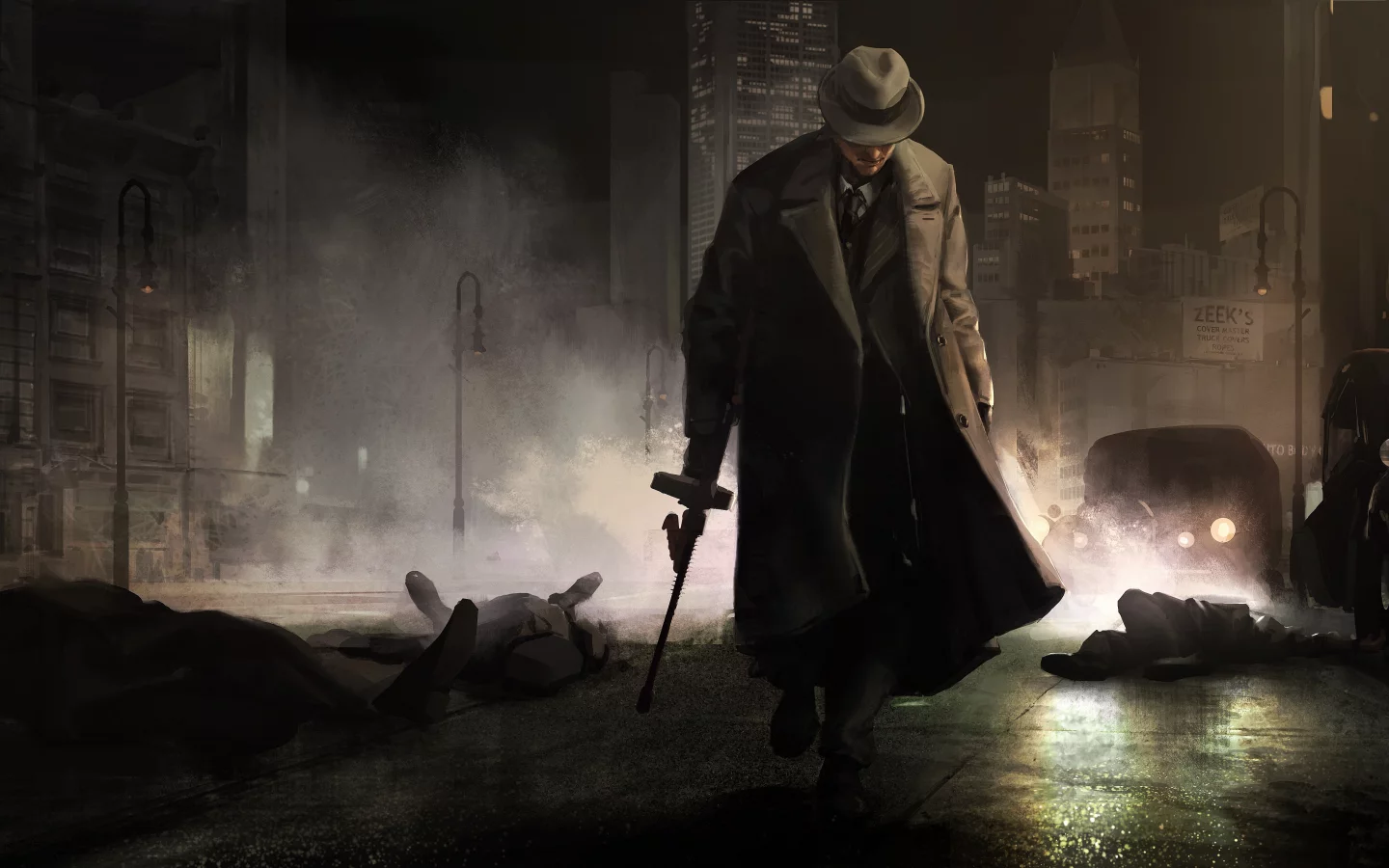 гангстер, ночь, крёстный отец, godfather, мафия, город