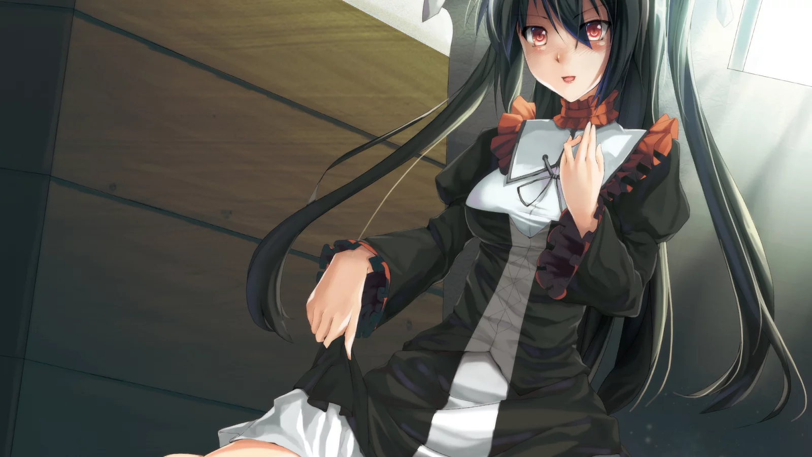 девушка, suzutsuki kanade, mayo chiki!, Blackegg, длинные волосы