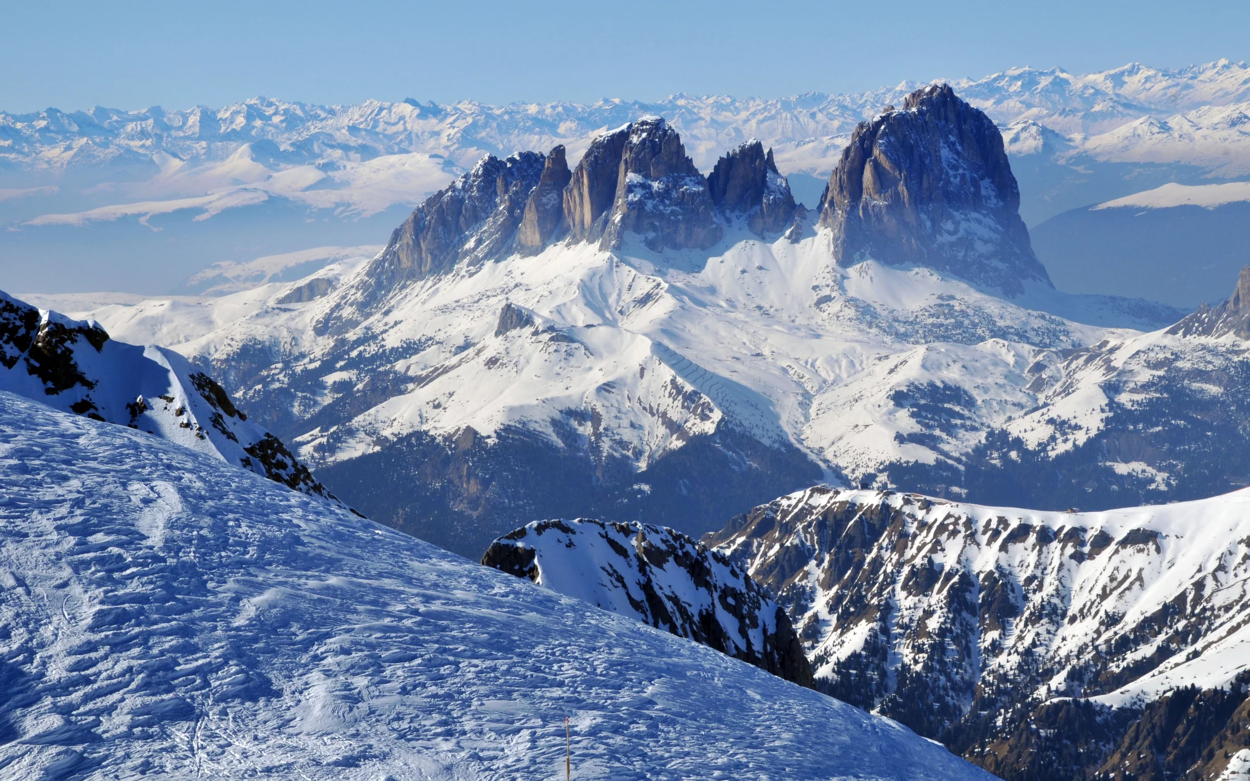 панорама, снег, snow mountains, склон, winter scenery, пейзаж, горизонт, горы