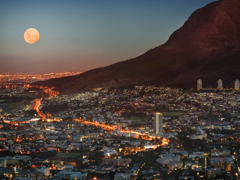 мегаполис, кейптаун, небоскребы, Юар, rsa, дома, cape town