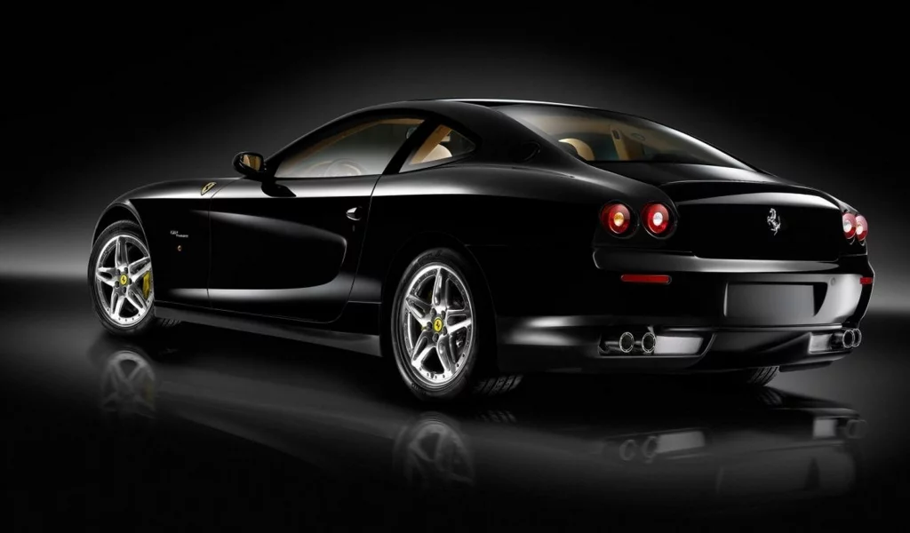 суперкар, ferrari, черный