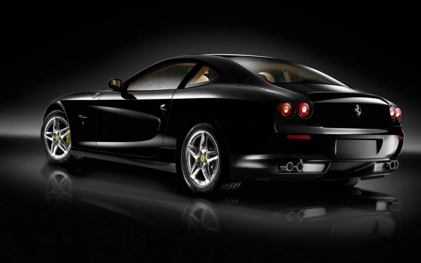 суперкар, ferrari, черный
