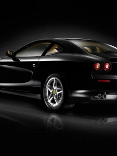 суперкар, ferrari, черный