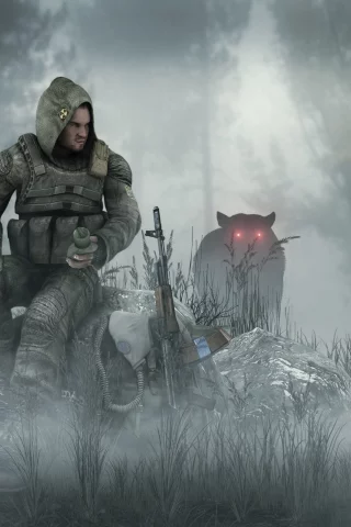 бродяга, stalker, сталкер, туман
