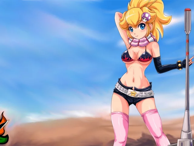 пародия, tengen toppa gurren-lagann, super mario