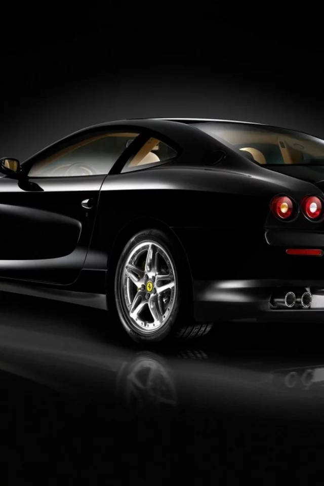 суперкар, ferrari, черный