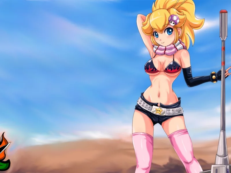 пародия, tengen toppa gurren-lagann, super mario