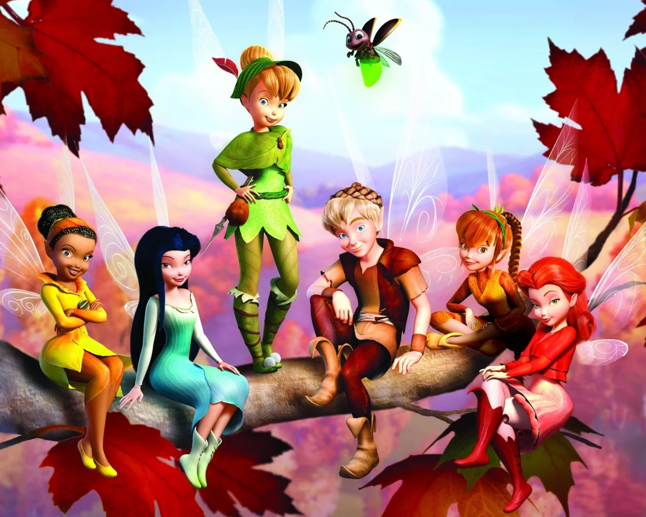 fairytale, tinker bell, tree, magic, walt disney, fairies, movie