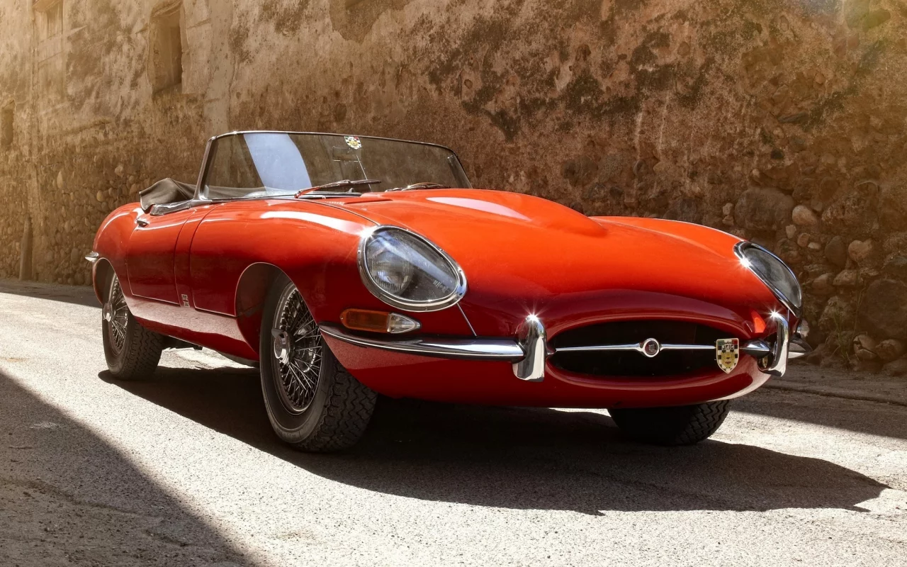 jaguar, e-type, ретро, спорткар