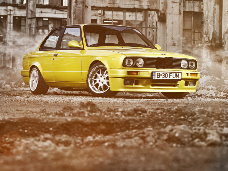 Yellow Bmw E M