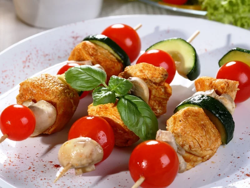 мясо, черри, помидоры, шашлык, meat