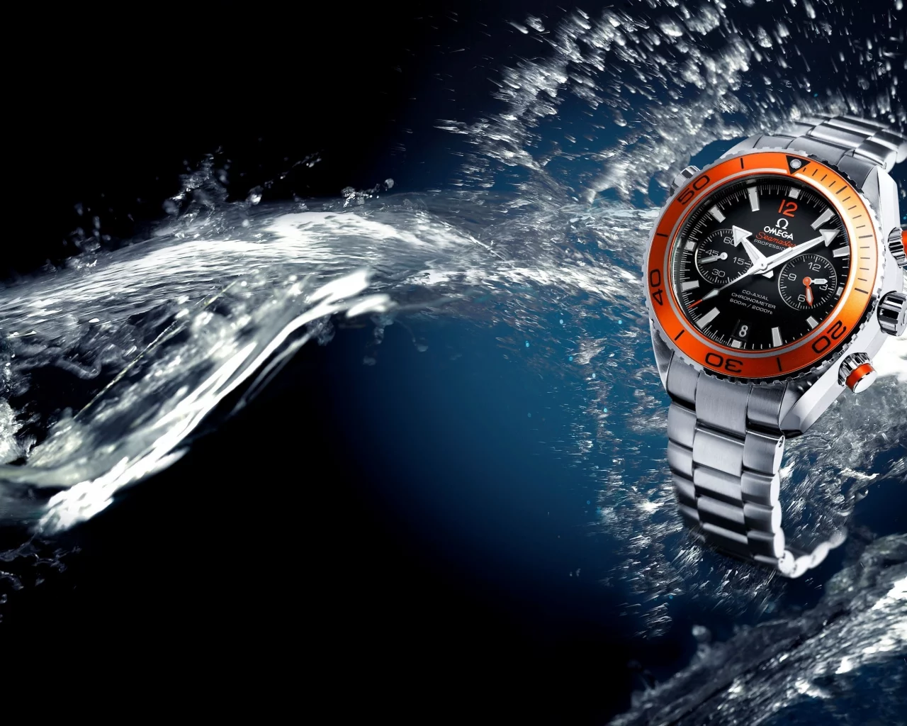 часы, вода, seamaster, omega