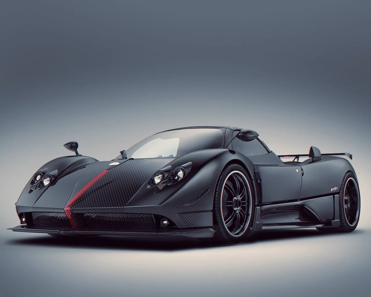 zonda, black edition, cinque, pagani