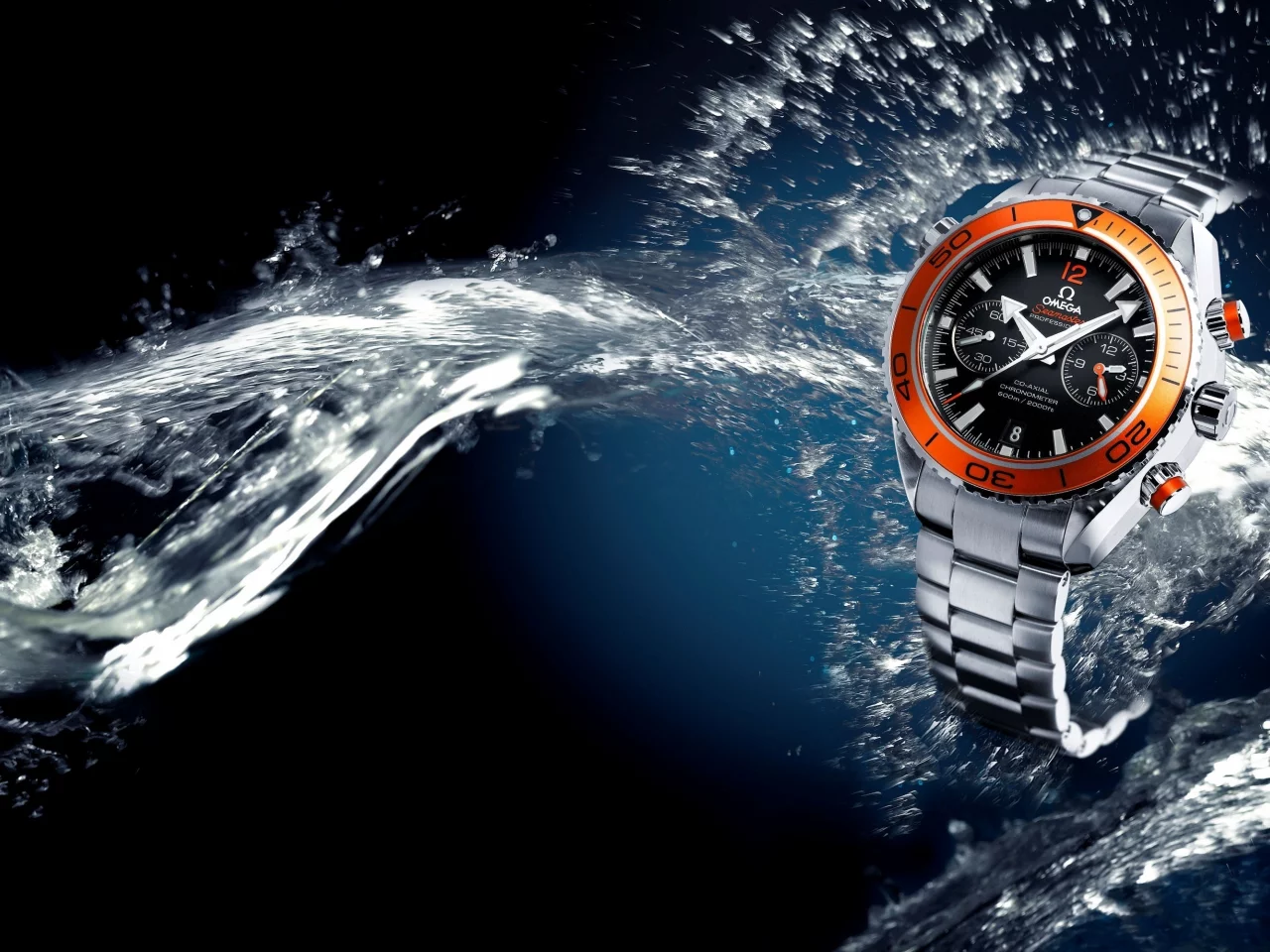 часы, вода, seamaster, omega