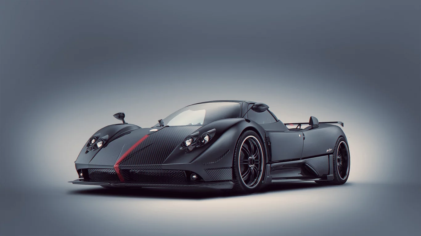 zonda, black edition, cinque, pagani