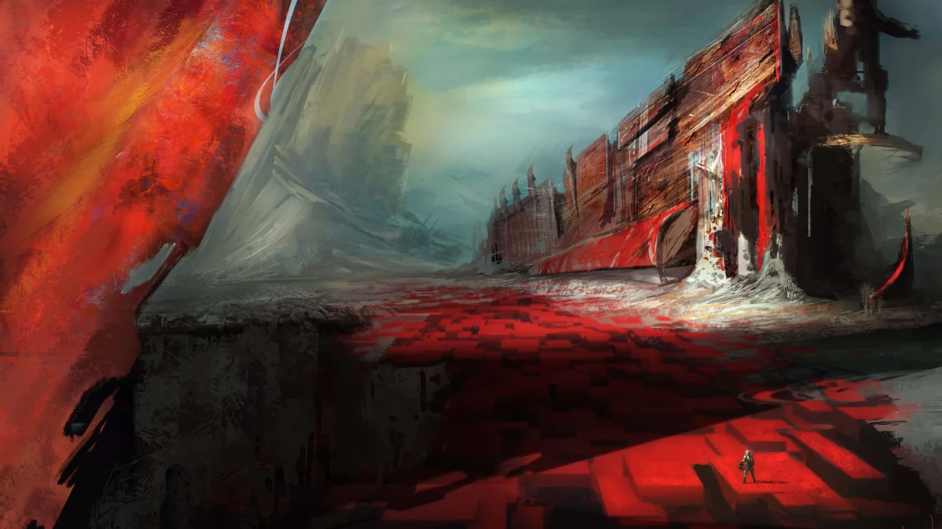 art, рисунок, фантастика, арт, redtombs