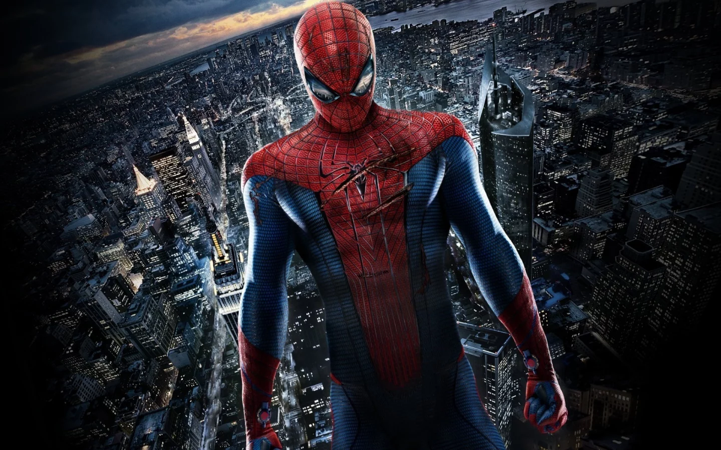 город, человек паук, раны, spider man