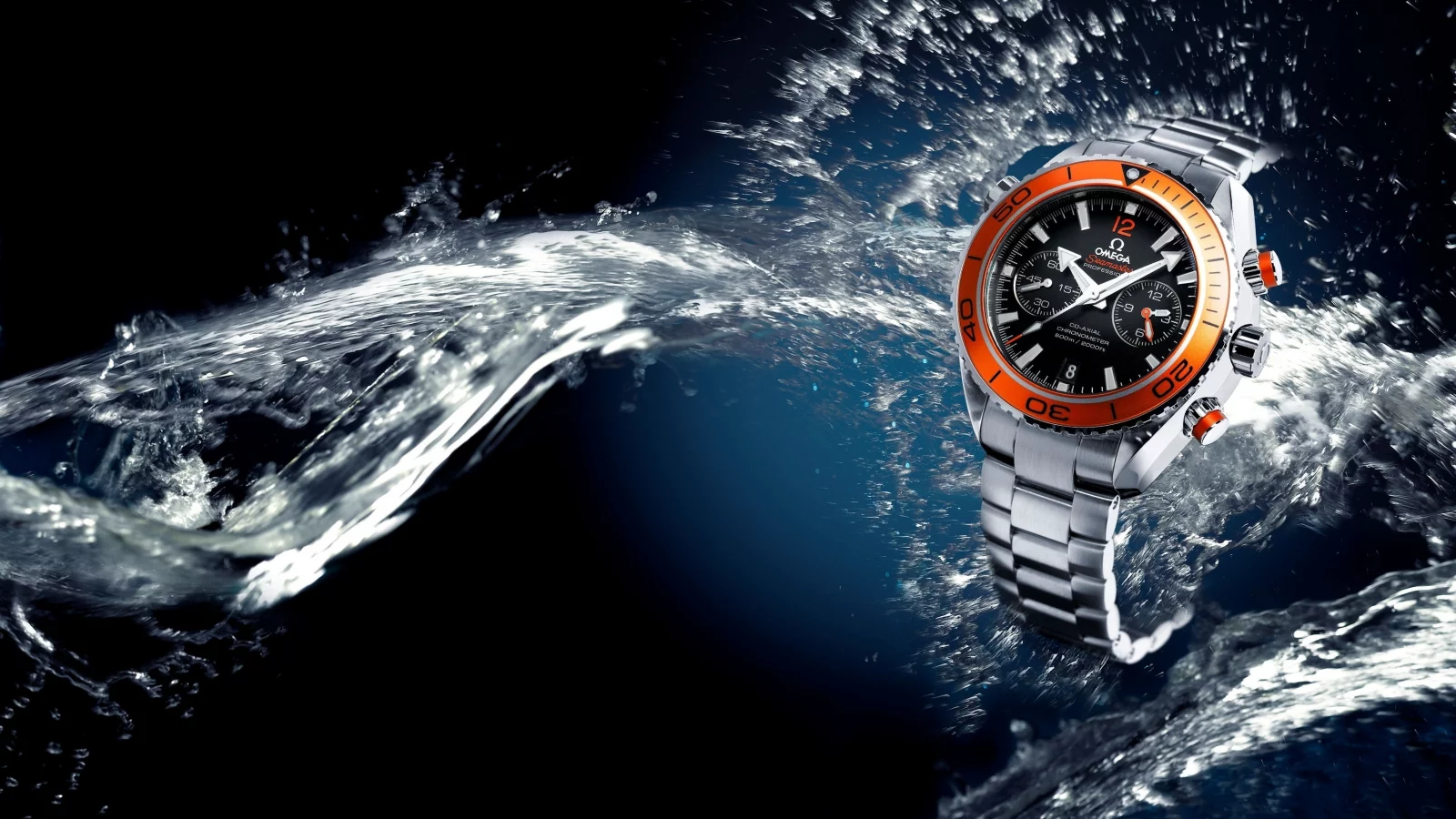 часы, вода, seamaster, omega