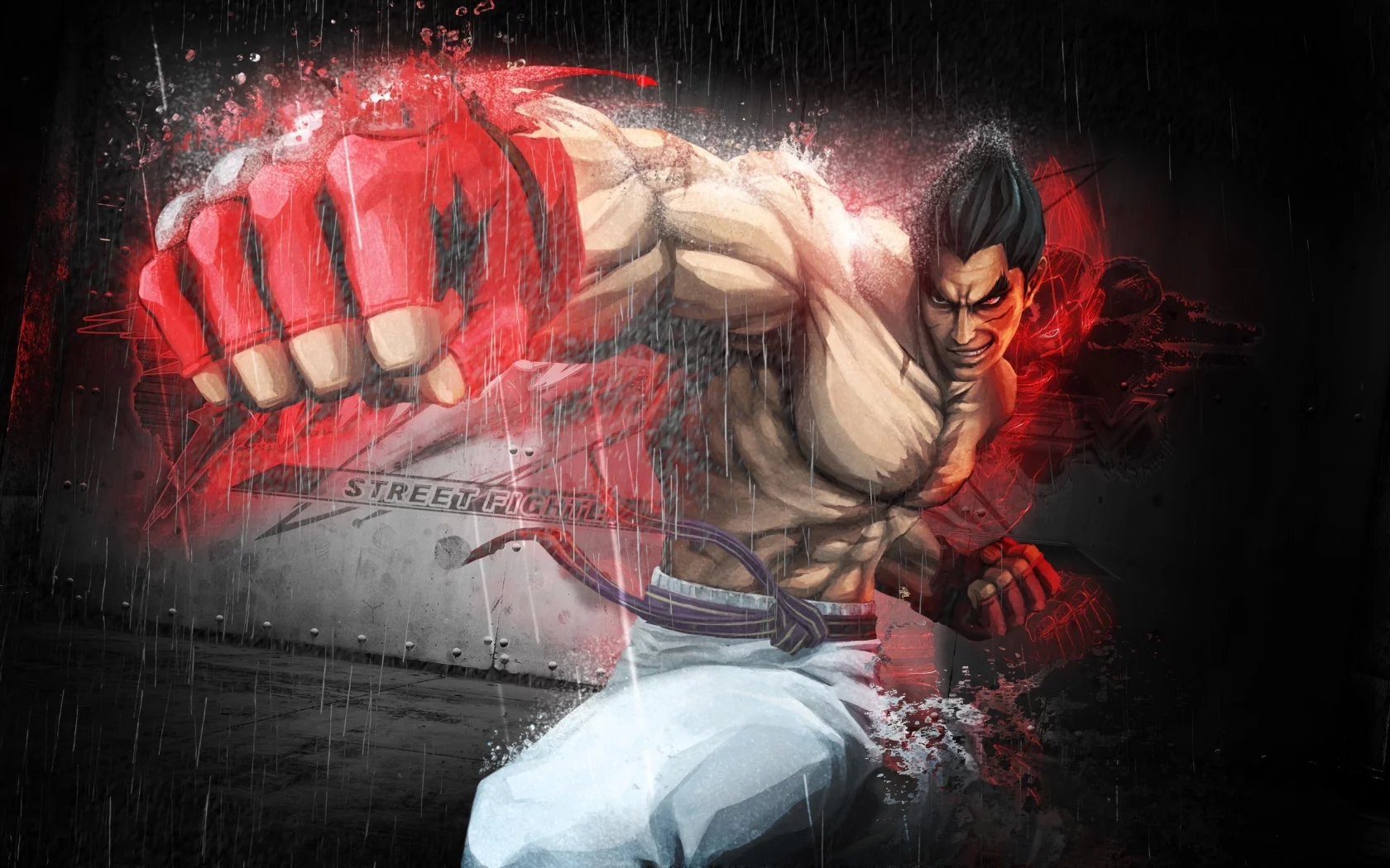 kazuya mishima, street fighter x tekken, кулак