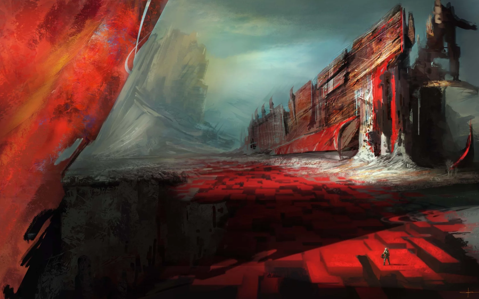 art, рисунок, фантастика, арт, redtombs