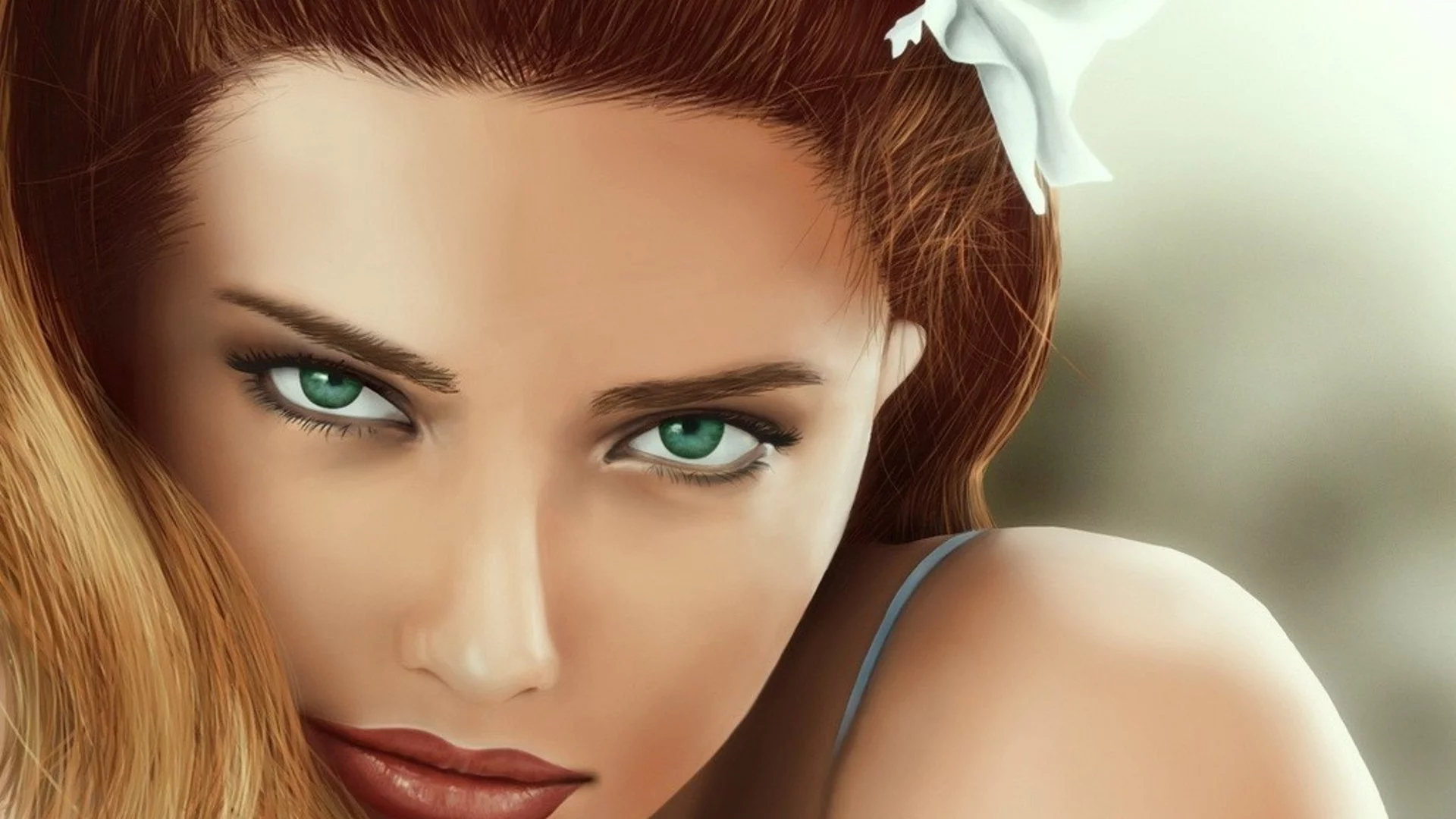 зеленые глаза, девушка, adriana lima, волосы