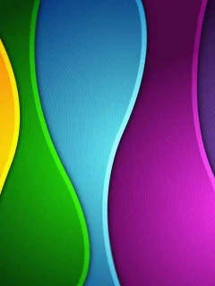 colors, волны, абстракции, rainbow