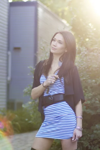 брюнетка, megan lyn, модель, взгляд