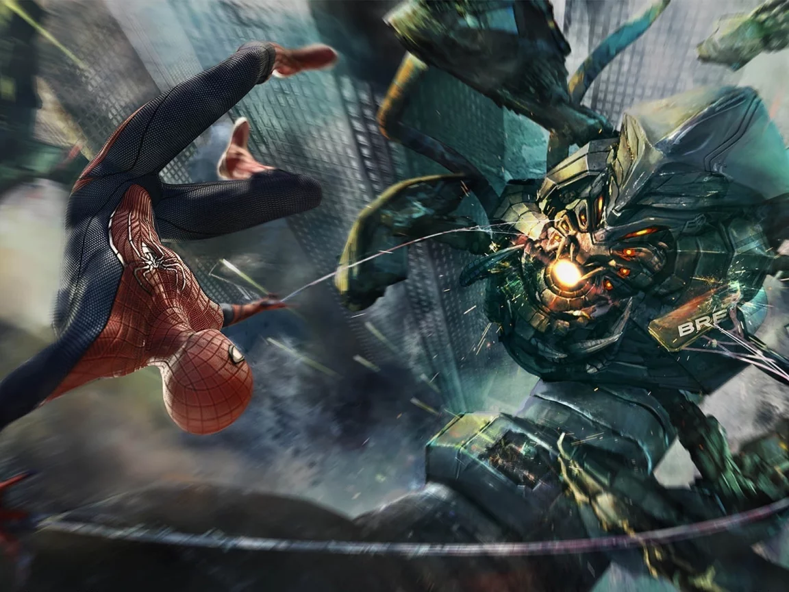 человек-паук, город, the amazing spider-man