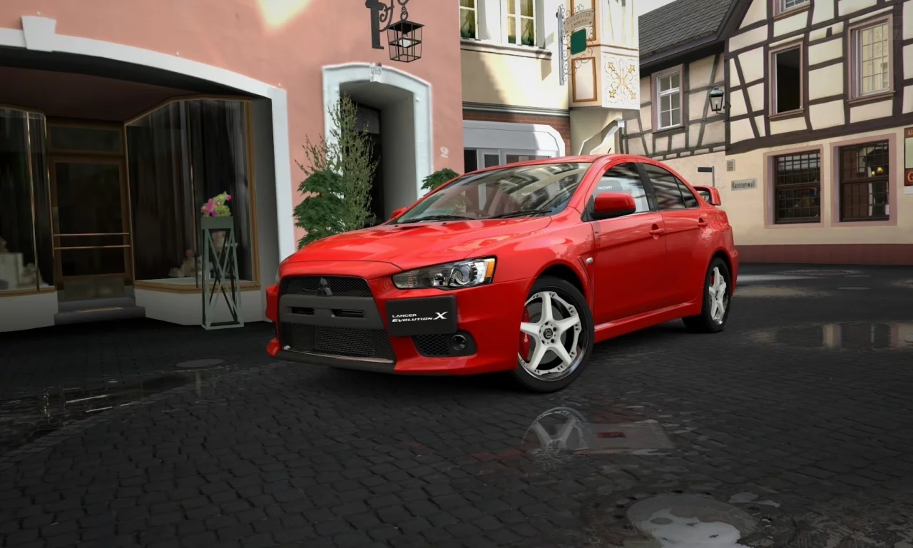 gt5, evo, митсубиси