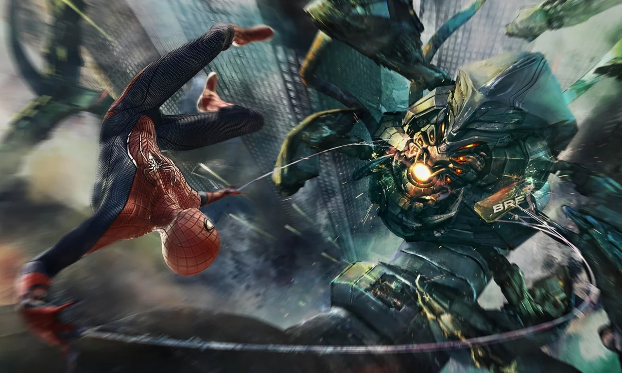 человек-паук, город, the amazing spider-man