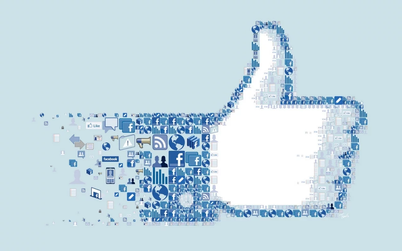 facebook, icon, коллаж, значки, логотип