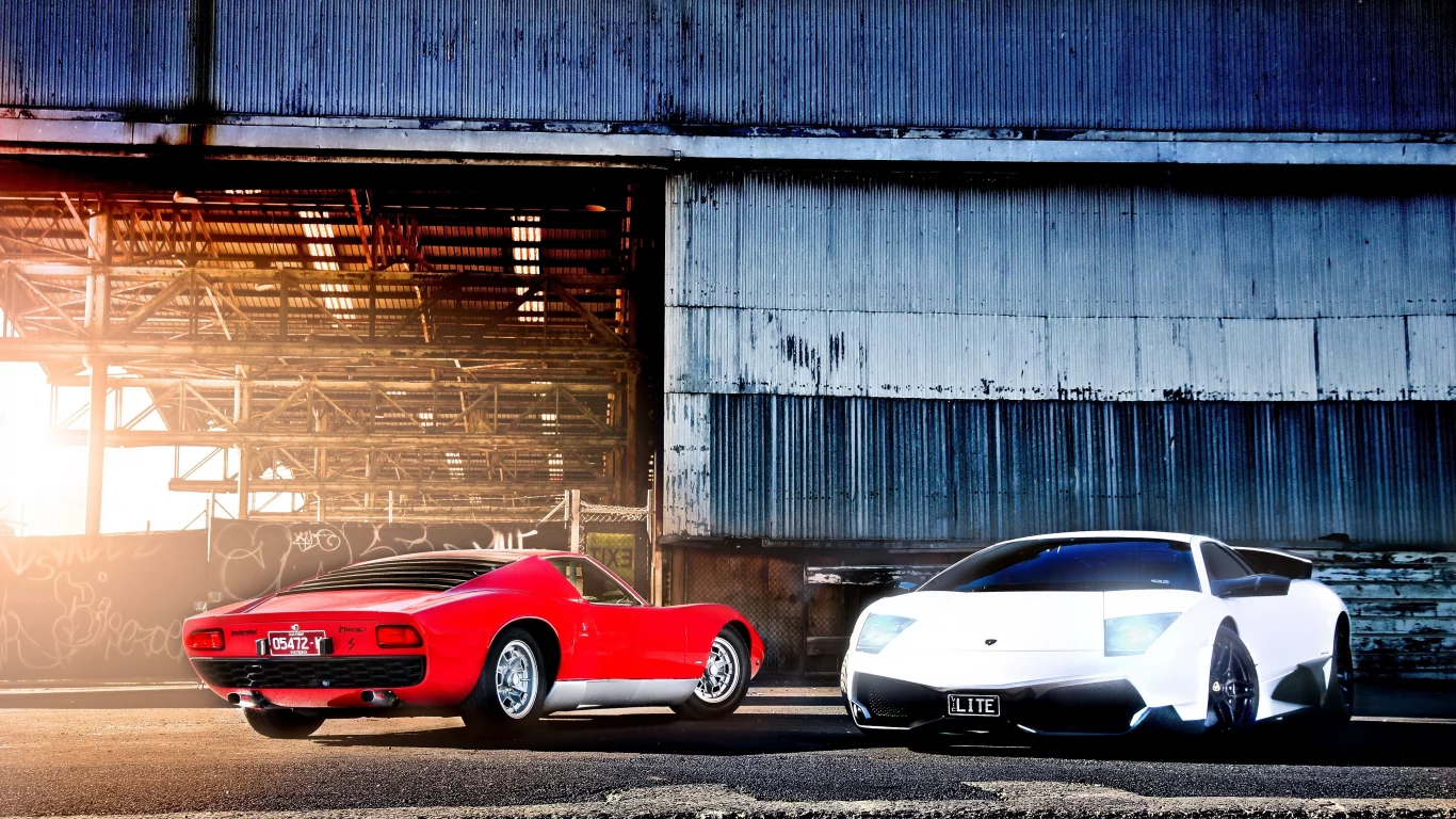 lp670-4, miura, white, sv, murcielago, lamborghini, red