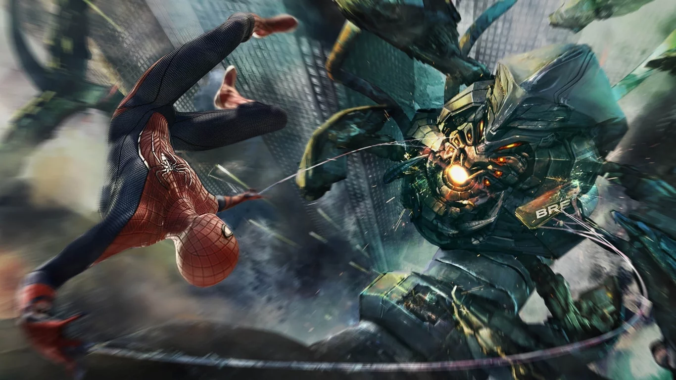 человек-паук, город, the amazing spider-man