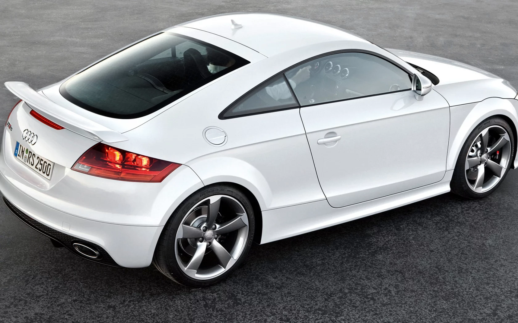 tt, диски, спойлер, сзади, audi, белый