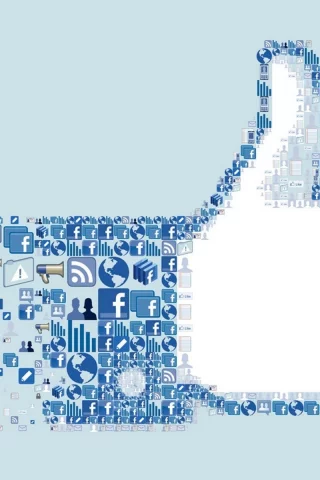 facebook, icon, коллаж, значки, логотип