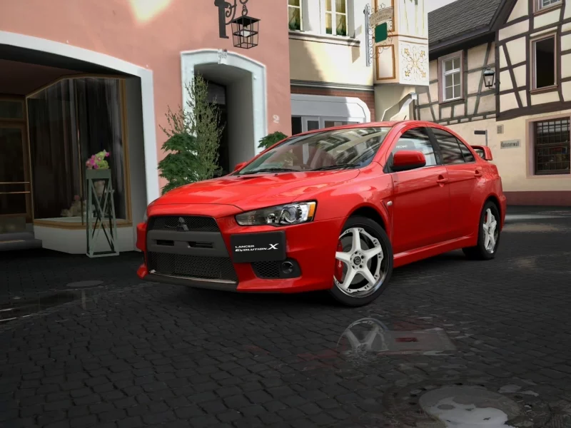 gt5, evo, митсубиси