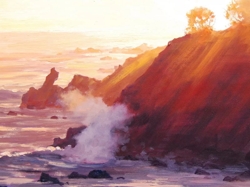 море, природа, арт, берег, artsaus, холм