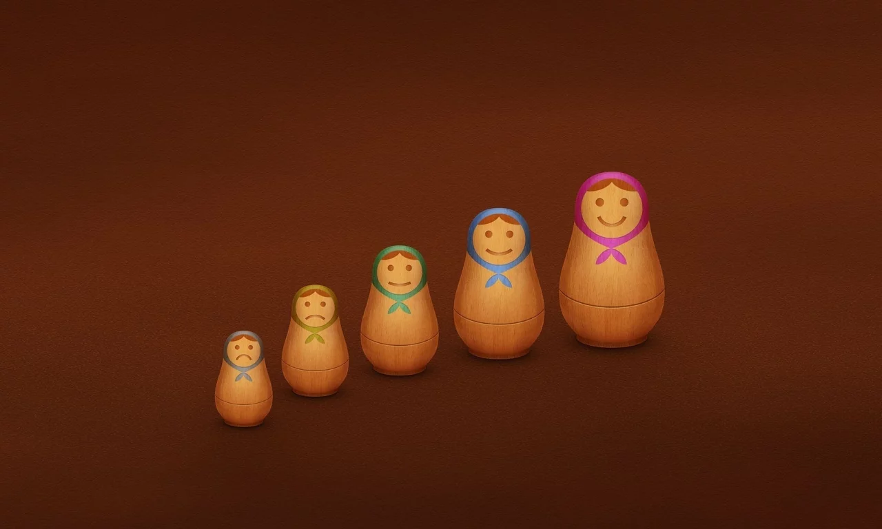 кукла, матрёшка, настроение, игрушка