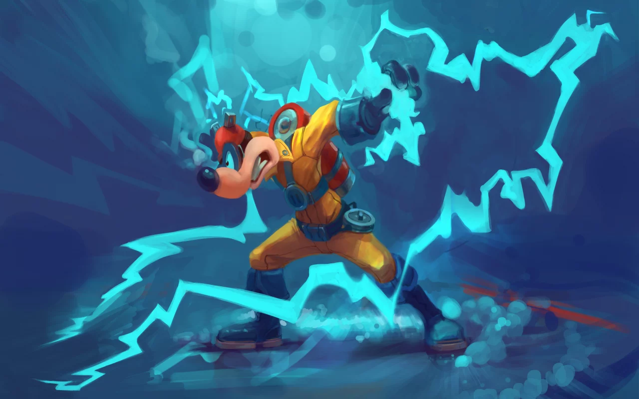 darkwing duck, чёрный плащ, megavolt, мегавольт