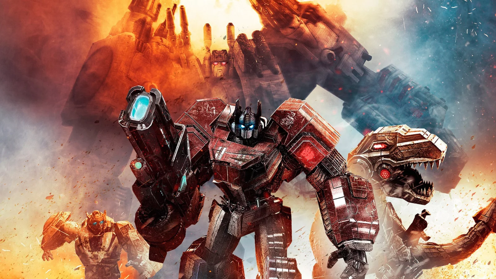 transformers, grimlock, transformers fall of cybertron, optimus prime